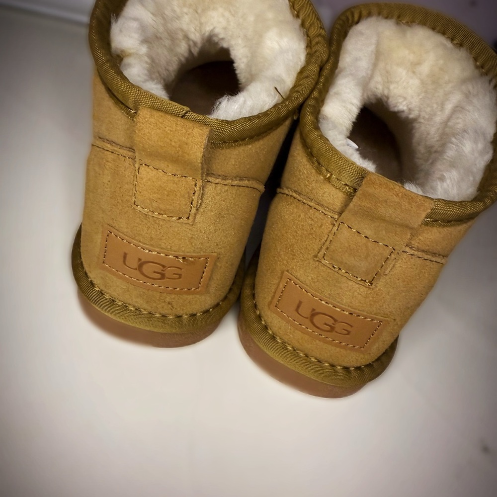 UGG Kids Tan Slippers